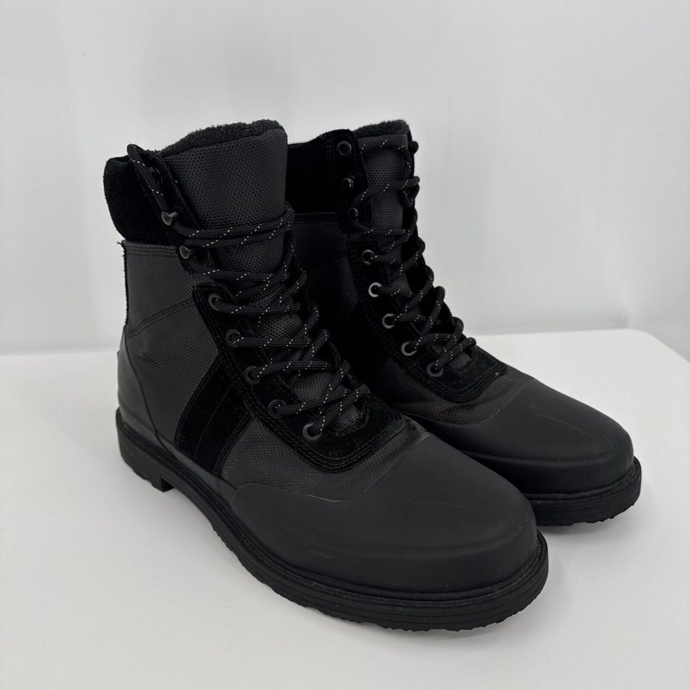 Hunter‎ Waterproof Commando Boots, Black, Mens US 8